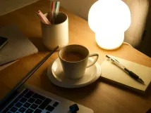 Scrivania luminosa minimal